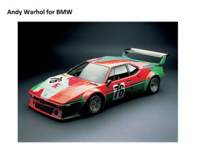 BMW M1 Group 4, Энди Уорхол